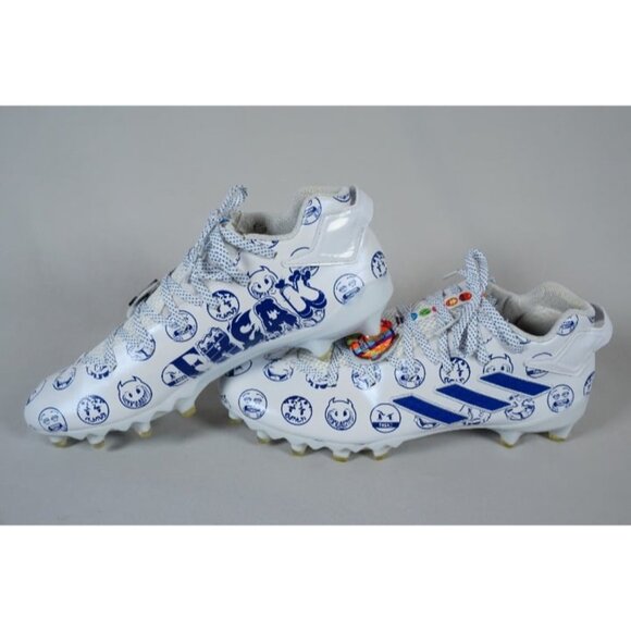 Adidas Freak 22 Big Mood Football Cleats White/Blue GZ6902 Size 13 main image 2